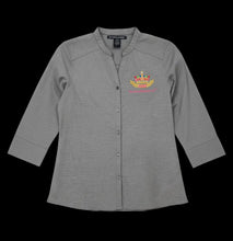 Gray Three Quarter Length Shirt