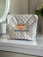 TLOD Quilted Satin Cosmetic Bag