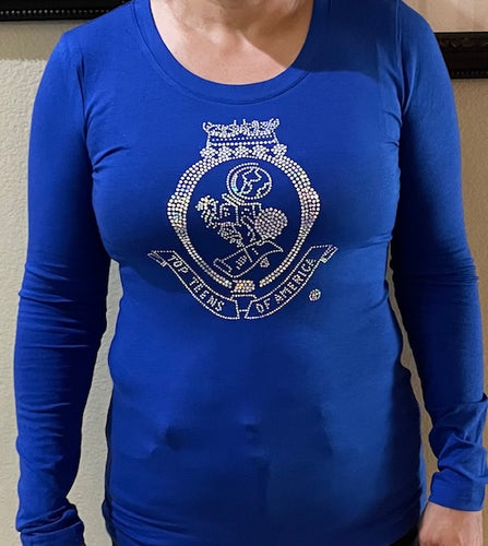 TTA Fitted - Long Sleeve Bling T-Shirt