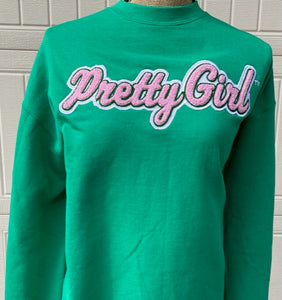 Pretty Girl Crewneck - Green