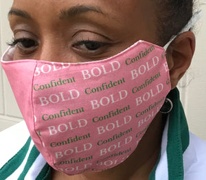 Bold and Confident Face Mask