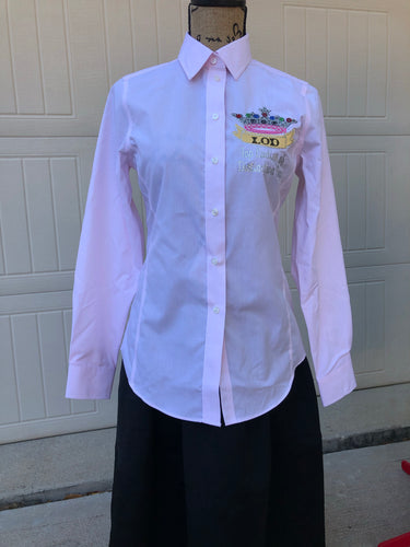 TLOD Stripped Rhinestone Button Down Shirt